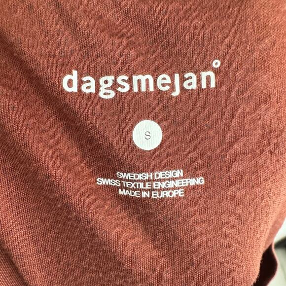 Dagsmejan Terracotta Recovery Sleepwear Top Swedish Design Nattrecover Small - Picture 3 of 4